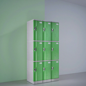 Promotion : Armoire de rangement moderne et durable en plastique ABS pour 6 personnes, étanche, idéale pour écoles, gymnases, bibliothèques et mobilier de plage - Product Image 1