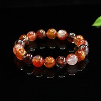 Bracelets en quartz naturel 3A avec fleurs incluses Aiyu en gros, bracelets en cristal uniques, diffusion en direct e-commerce