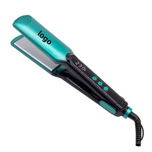 Plancha <span class=keywords><strong>de</strong></span> Pelo Profesional LCD con Cerámica Personalizada, Plancha Eléctrica LED para el Cuidado del <span class=keywords><strong>Cabello</strong></span>, Nuevo Diseño para Uso en Hoteles - Product Image 3