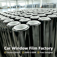 Film teinté automobile UPTF prédécoupé et personnalisable 2mil/3mil/4mil pour pare-brise avant, film de fenêtre à changement de couleur pour voiture