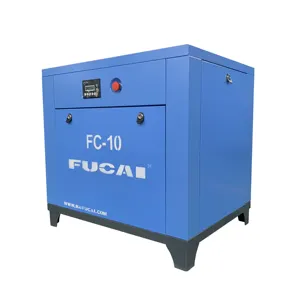 FUCAI compressore d'aria durevole 7.5kw 10hp 40 cfm compressore d'aria rotativo compressori industriali base di produzione