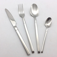 Ensemble de couverts en acier inoxydable, fourchette, cuillère, couteau, argenté, pour restaurant, hôtel, couverts exclusifs, vente chaude