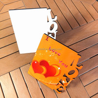 Plaques de Photo en bois, cadre d'amour personnalisé pour Sublimation, vente en gros