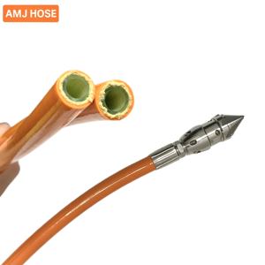 Selang Pembersih Saluran Pembuangan Poliuretan Oranye 1/2 inci 3000PSI Selang Saluran Pembuangan Tekanan Tinggi untuk Membersihkan Pipa - Product Image 5