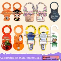 Cartes promotionnelles personnalisées pour poignées de porte, idéales pour les cours de formation et de danse - Flyers imprimés offset, origine Chine
