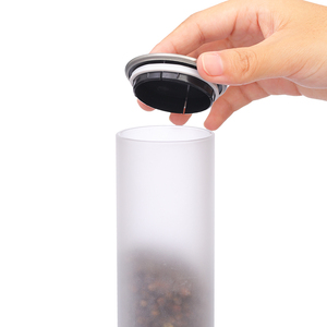 ขวดแก้วพร้อมเครื่องบดสำหรับใช้ในครัวบ้านเครื่องบดพริกไทยและเกลือ - Product Image 2