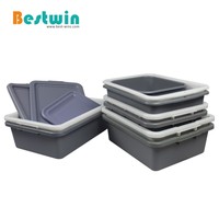 Boîte de rangement commerciale, en plastique polypropylène, Durable, fourre-tout, baignoire, Bus utilitaire pour le transport