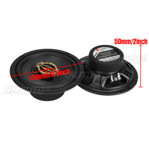 ลำโพงโคแอกเชียลในรถยนต์ Andeman 2 ชิ้น ขนาด 6.5 นิ้ว 12V 150W ลำโพงสเตอริโอสำหรับรถยนต์ ฟูลเรนจ์  ไม่ต้องดัดแปลง - Product Image 3