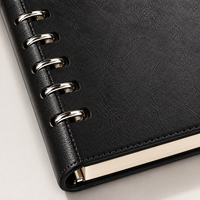 Carnet à anneaux A5 personnalisable avec logo, rechargeable, pour affaires, école, bureau, journal, promotionnel, vente en gros