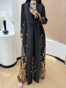 Robes et tuniques Miyake plissées <span class=keywords><strong>Ayaba</strong></span>, élégantes, dignes et luxueuses, pour femmes musulmanes du Moyen-Orient, Dubaï, grandes tailles. - Product Image 2