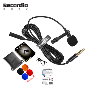 GAM-Mini micrófono Lavalier de solapa con Clip, 150mm, conector de salida de auriculares para teléfono Android, Smartphone, cámara <span class=keywords><strong>DSLR</strong></span>, 3,5 - Product Image 4