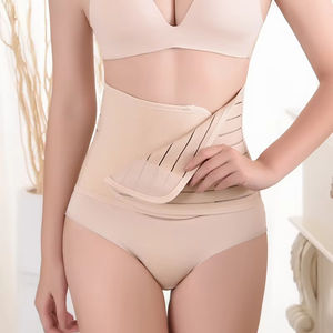 Banda de cintura transpirable posparto que forma la recuperación posparto cinturón abdominal faja - Product Image 1