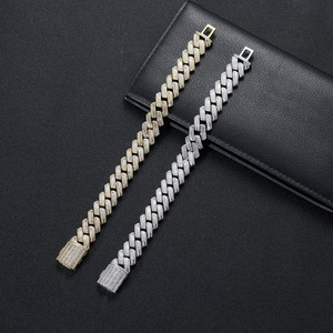 Pulsera de Cadena Gruesa Exagerada, Joyería de Pulsera de Pareja Personalizada de Moda Hip-hop, Collar de Moda Tanjing Lijing - Product Image 1