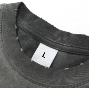 เสื้อยืดผ้าฝ้ายแท้สำหรับผู้ชายซักได้หนา230กรัมสไตล์วินเทจ - Product Image 3