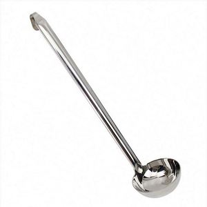 Long Handle Stainless Steel Kitchen <b>Spoon</b> Ounce <b>Measure</b> Cooking Sauce Ladle with Deep Oz Ladles Hook Metal Material - Product Image 1