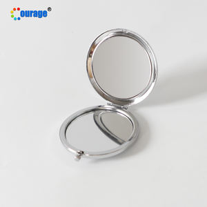 <span class=keywords><strong>M</strong></span>-12 çift taraflı yuvarlak cep kozmetik kompakt ayna süblimasyon aynalar özel - Product Image 1