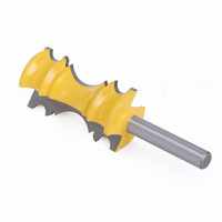 Fresa de Corona de Carburo de 1/2 Pulgada para Molduras de Líneas de Cintura, Cortador de Madera, Fresadora CNC para Tallado de Madera