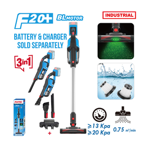 เครื่องดูดฝุ่นไร้สาย FIXTEC Professional 20V Brushless กำลังดูด 1.75 ลูกบาศก์เมตร/นาที พร้อมหัวเป่าลมแรงสูง ประสิทธิภาพสูงสำหรับทำความสะอาดฝุ่น รุ่น FCVC201 - Product Image 1