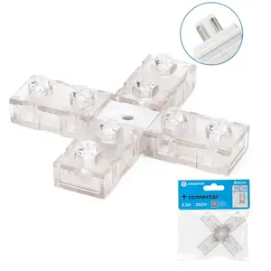 Conector de tira LED de 8 mm - integrado, facilita la conexión y ampliación de circuitos LED para iluminación y decoración. - Product Image 2