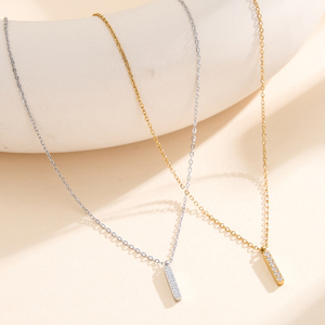Collana Minimalista a Cuore Liscio in Acciaio Inossidabile Placcato Oro Lucido, con Ciondolo Amore e Catena a Maglia, Gioielli Artigianali Impermeabili - Product Image 4