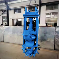 Pompe de dragage submersible hydraulique robuste pour attache d'excavatrice avec agitateur latéral et solution complète