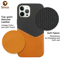 Étui de téléphone en cuir anti-frottement et résistant aux chutes avec protection de caméra surélevée pour iPhone 15 16 17 18 Pro Max OEM