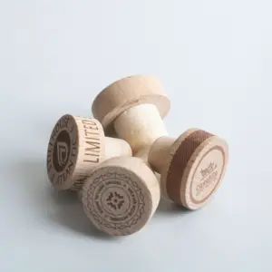 New design Whiskey Vodka bottle corks Factory custom logo cork wine bottle stoppers liquor bottles lid cork