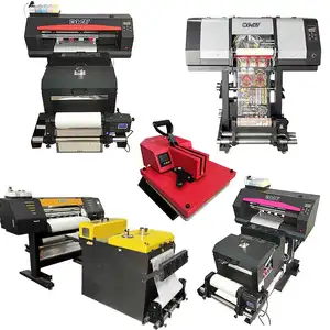 a3 dtf shaker printer printing machine a3 a2 size transfer textile CMYK+White Color DTF 600 mm 300mm with I3200 xp600 head