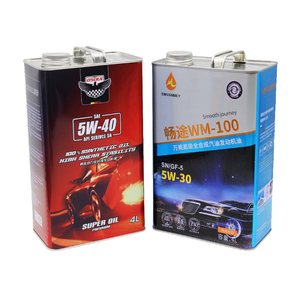 Lata de Metal Cuadrada y Rectangular Vacía de 4L para Aceite de Motor, con Asa Metálica, Impresión Offset, Superficie Lacada, Logotipo Personalizado, Venta al Por Mayor - Product Image 5
