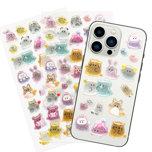 Hoogwaardige schattige <span class=keywords><strong>3D</strong></span> PVC <span class=keywords><strong>sticker</strong></span>, <span class=keywords><strong>3D</strong></span> reliëf stickers, telefoon decoratieve <span class=keywords><strong>3D</strong></span> reliëf <span class=keywords><strong>sticker</strong></span> voor promotionele geschenken - Product Image 3