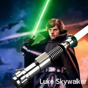 Vente en gros pour distributeurs : Sabre laser de combat Luke <span class=keywords><strong>Skywalker</strong></span>, lame verte à changement de couleur, jouet épée laser - Product Image 1