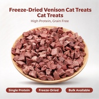 Friandises pour chats Paitei à haute teneur en protéines, sans céréales, lyophilisées au venison - Vente en gros, boîte complète et grands sacs