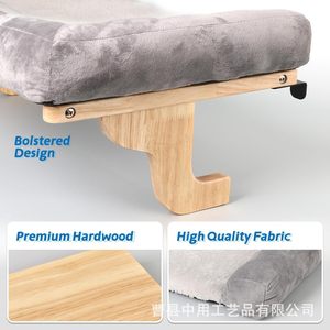Wooden Cat Hammock Window Sill Pet <b>Bed</b> Elevated Rectangle Shape For Cat - Product Image 4