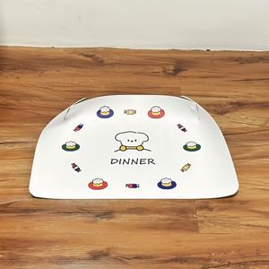 Tapete de Cuero PU Impermeable y Resistente al Aceite para Mascotas, Antideslizante, de Grado Alimenticio, Fácil de Limpiar, para Perros y Gatos - Product Image 5