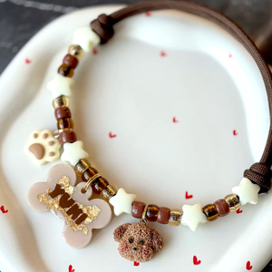 Collier personnalisé pour chien, collier en silicone perlé sur mesure, cadeau pour les amoureux des animaux, cadeau pour la fête des mères pour maman de chien, cadeau commémoratif pour chien - Product Image 5
