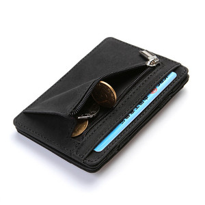 Dicihaya — portefeuilles Ultra mince en cuir PU, petits portefeuilles magiques à fermeture éclair, porte-monnaie en plastique, porte-cartes de crédit, nouveau, 2022 - Product Image 4