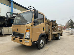 100m 180 미터 공기 압축기와 물 우물 구멍 드릴링 리그에 대한 트럭 장착 시추공 드릴링 머신 - Product Image 5