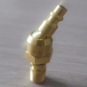Raccords de <span class=keywords><strong>tuyau</strong></span> d'air en laiton à <span class=keywords><strong>action</strong></span> rapide universels pour mâles, connecteur rotatif, connecteur pneumatique - Product Image 2