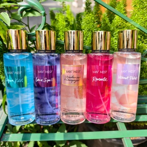 Fabricante OEM de Perfumes al por Mayor, Spray Corporal con Brillo de 250 ml para Mujer, Fragancia Duradera Estilo <span class=keywords><strong>Victoria</strong></span> - Product Image 1