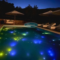 Piscine à fibres optiques étanche, éclairage RGB scintillant, plafond étoilé à fibres optiques, sol étoilé LED sous-marin, piscine à fibres optiques