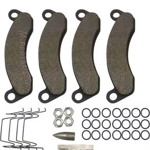 Kit de plaquettes de frein de remorque (A71-180-00) ou (K71-180-00) pour essieu Dexter 10-12K comprend 4 plaquettes et matériel - Product Image 1