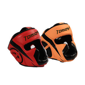 Groothandel Prijs Zwart Volwassen Muay Thai Vechten Helm Hoofddeksels Boksen Hoofdbeschermer - Product Image 5