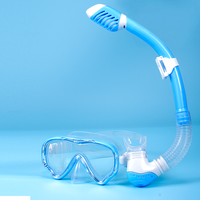 Masques de plongée professionnels pour enfants MASK400, masques d'entraînement avec tube de plongée, verres en verre trempé anti-buée, logo personnalisable pour enfants