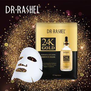 สำหรับ <span class=keywords><strong>DR</strong></span> RASHEL 24K Gold Radiance Anti-Aging Face Mask ผลิตจากโรงงานโดยตรง มาส์กแผ่นสารสกัดจากแร่ธาตุ ช่วยบำรุงผิวให้ชุ่มชื้นและเติมคอลลาเจน - Product Image 2
