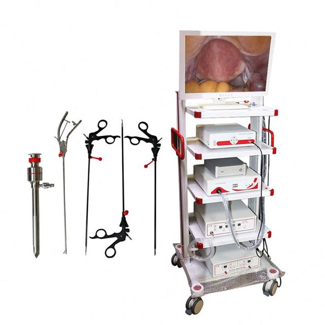 Hospital Endoscope Camera Laparoscopic Laparoscopy Tower Set