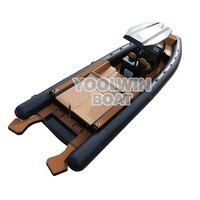 Bateau RHIB de plaisance de 9,6 m à coque en aluminium Orca Hypalon pour les sports nautiques, les excursions et les loisirs