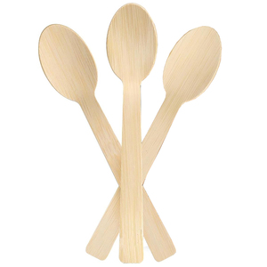 ช้อนไม้ไผ่ย่<span class=keywords><strong>อย</strong></span>สลายได้พร้อมโลโก้ออกแบบได้ตามต้องการสำหรับงานปาร์ตี้กลางแจ้งหรือการเดินทางอาหาร - Product Image 5