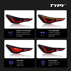 Luces Traseras TYPY para BMW Serie 4 M4 G22 2020-2023, Luces Traseras LED para Automóvil, Luces de Circulación Diurna, Intermitentes Dinámicos - Product Image 4