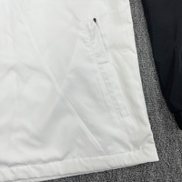 Veste à capuche personnalisée pour homme, sweat-shirt à col montant pour l'hiver avec bandes réfléchissantes pour femme, vêtements de sport imperméables