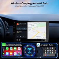 Radio para Auto Android de 9 Pulgadas y 2 Din con Carplay, Reproductor de DVD para Auto, Pantalla MP5 de 1+32 GB, Estéreo, GPS, Reproductores de MP3/MP4, Instalación Portátil en el Tablero